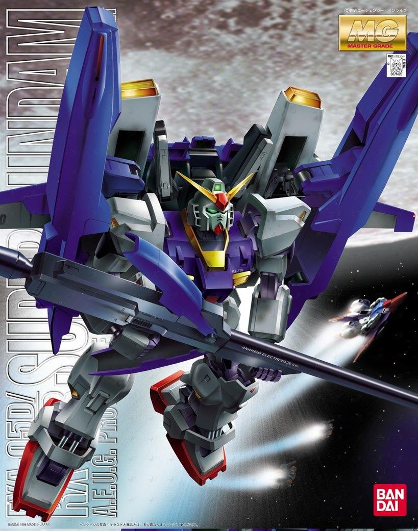 MG 1/100 FXA05D/RX178 Super Gundam Bandai gundam models kits