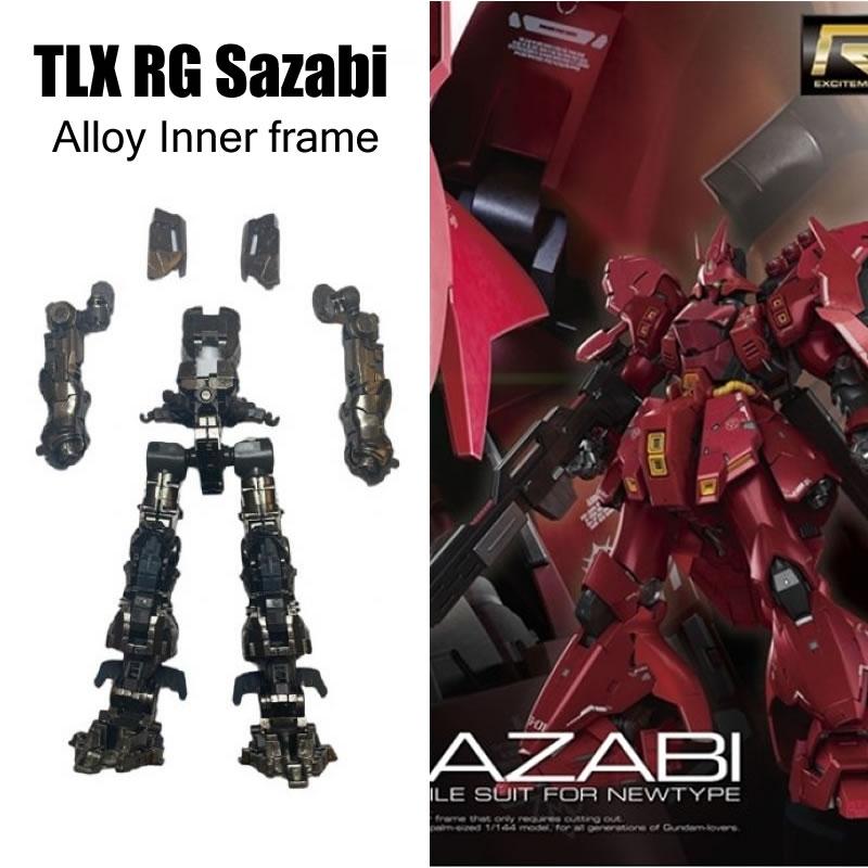 [TLX] Metal Build TLX-14 Alloy Inner Frame for RG 1/144 Gundam Sazabi ...