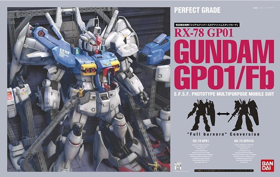 PG 1/60 Gundam GP01/Fb | Bandai gundam models kits premium shop